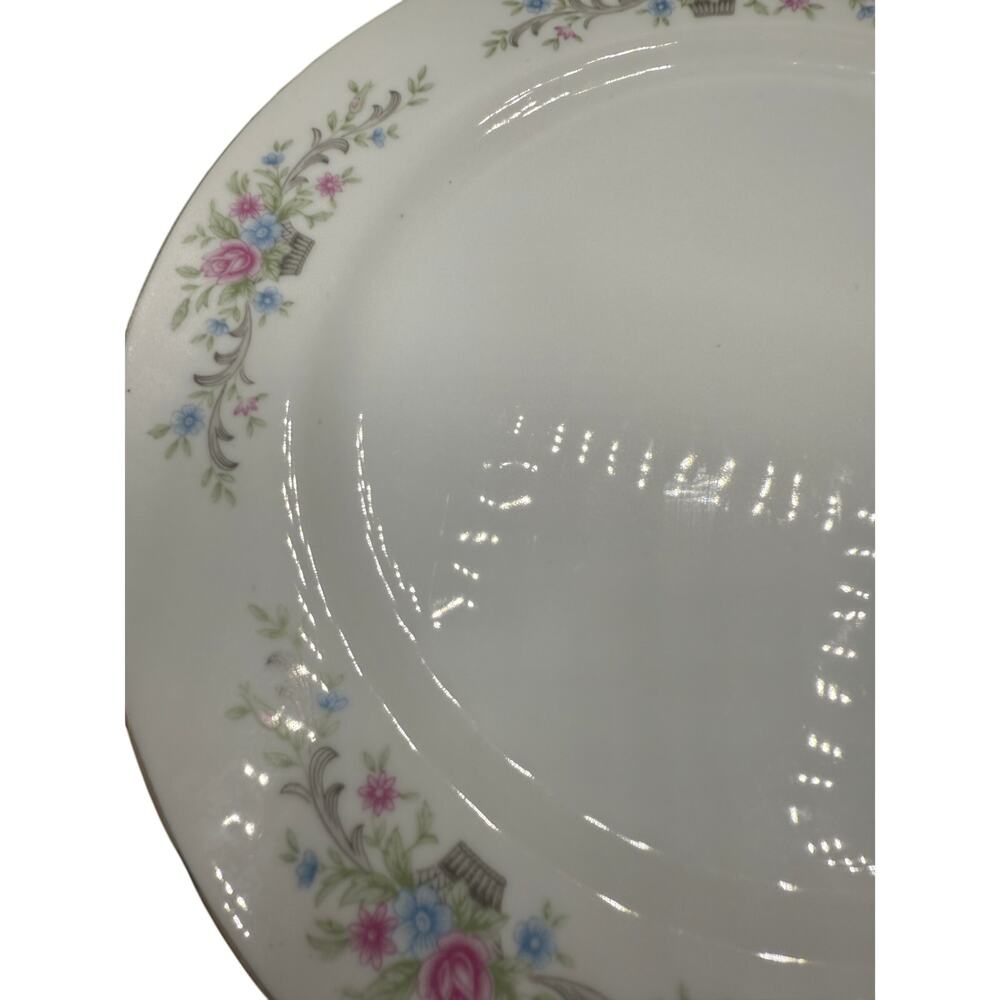 set of 5 Vtg Florenteen Fine China dinner Plates Fantasia Pattern Made in Japan - Picture 2 of 5